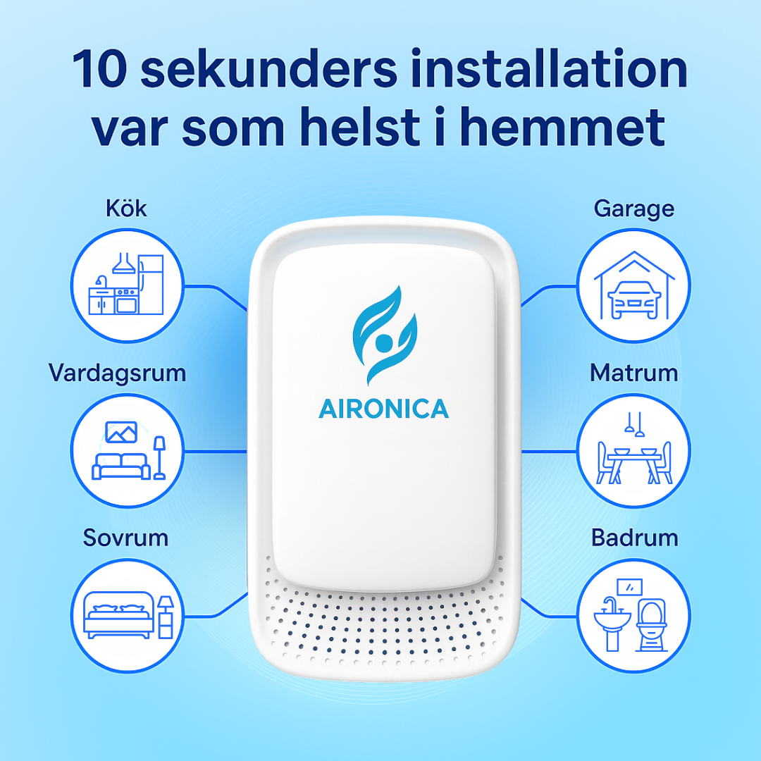 Aironica™ Luftjonisator 3-pack