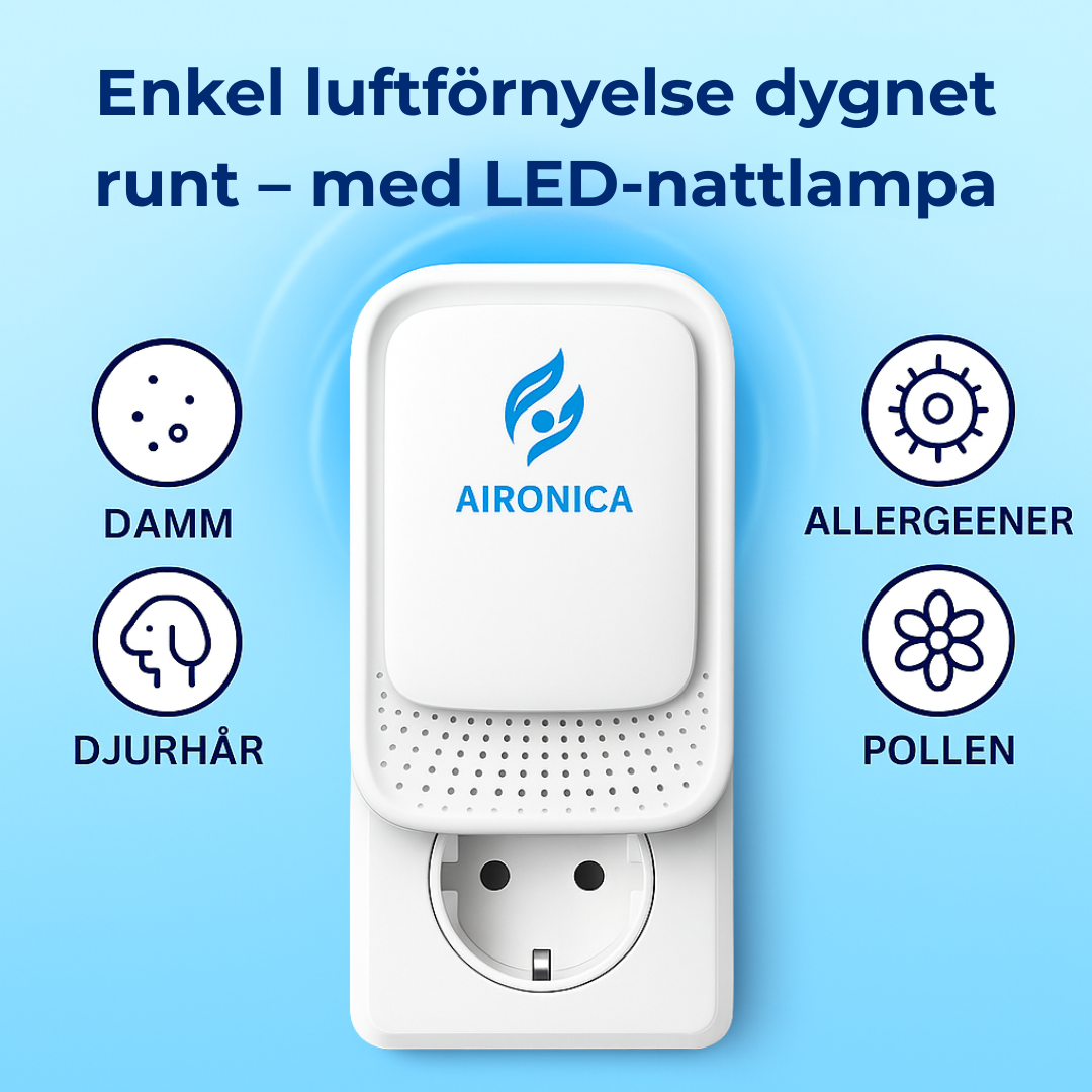 Aironica™ Luftjonisator 3-pack
